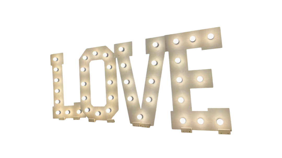 XXL-Leuchtbuchstaben