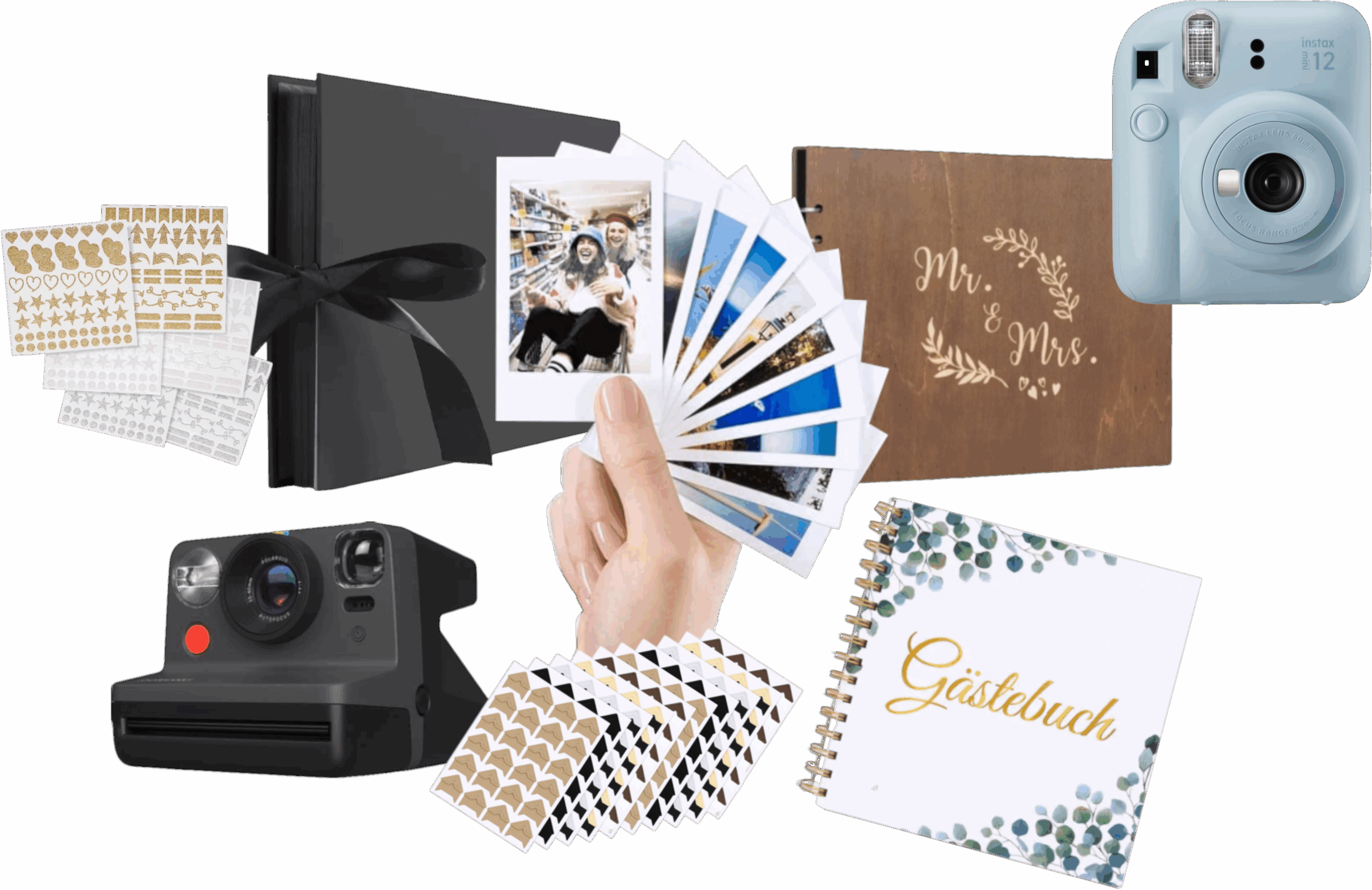 Sofortbildkameras & Gästebuch-Sets